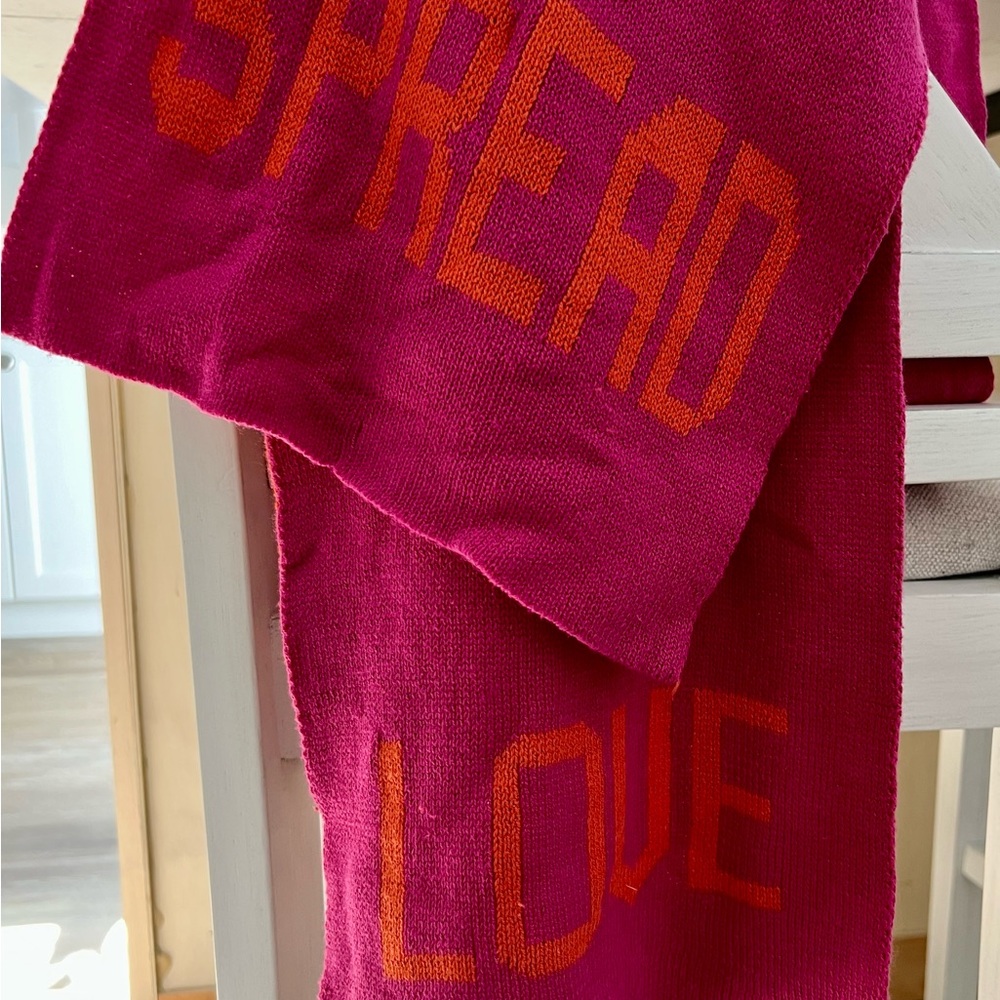 Spread Love Pink and Orange Scarf